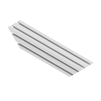 MODULAR SOLUTIONS ALUMINUM GUSSET&lt;br&gt;90MM X 90MM STRENGTHING ELEMENT CUT AT A 45DEG ANGLE THAT CREATES STURDIER 90DEG CONNECTIONS, 460MM